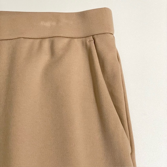 Eileen Fisher Wide Leg Ponte Pant Ankle Crop Pull On Biscuit Large / X-Large - Picture 10 of 16